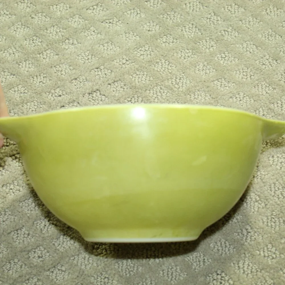 4~Pyrex Verde Green Cinderella Nesting Mixing Bowl Complete 441 - 444 VGUC
